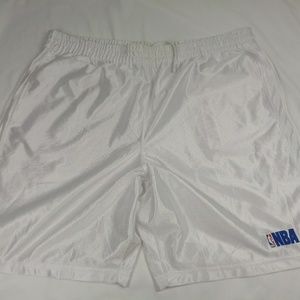 White NBA Nike shorts